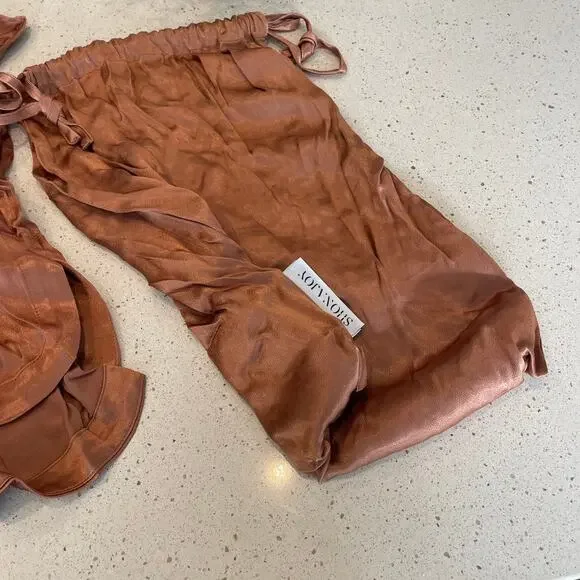 Shona Joy La Lune Lounge Satin Cami & Shorts Set - Picture 6 of 6